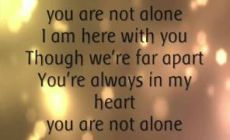 michael jackson you are not alone
